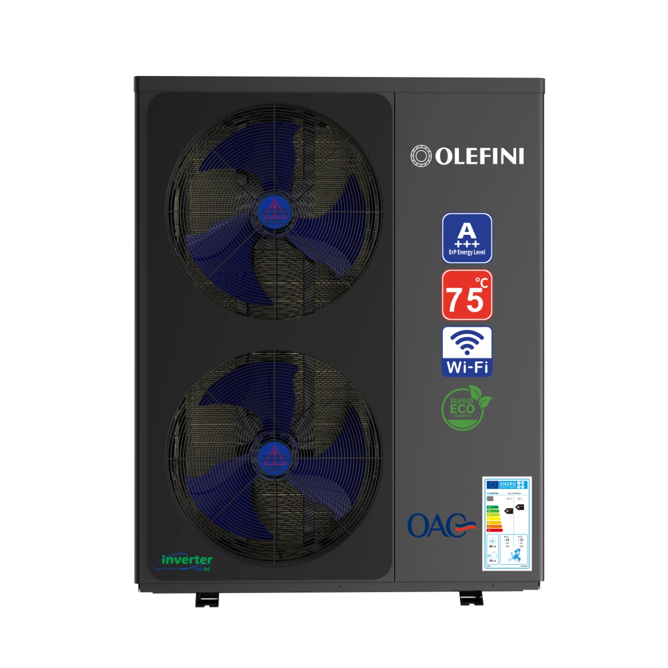 Olefini OLE-22-HPM2-T Monoblok Isı Pompası 22 Kw R290 Gazlı Trifaze