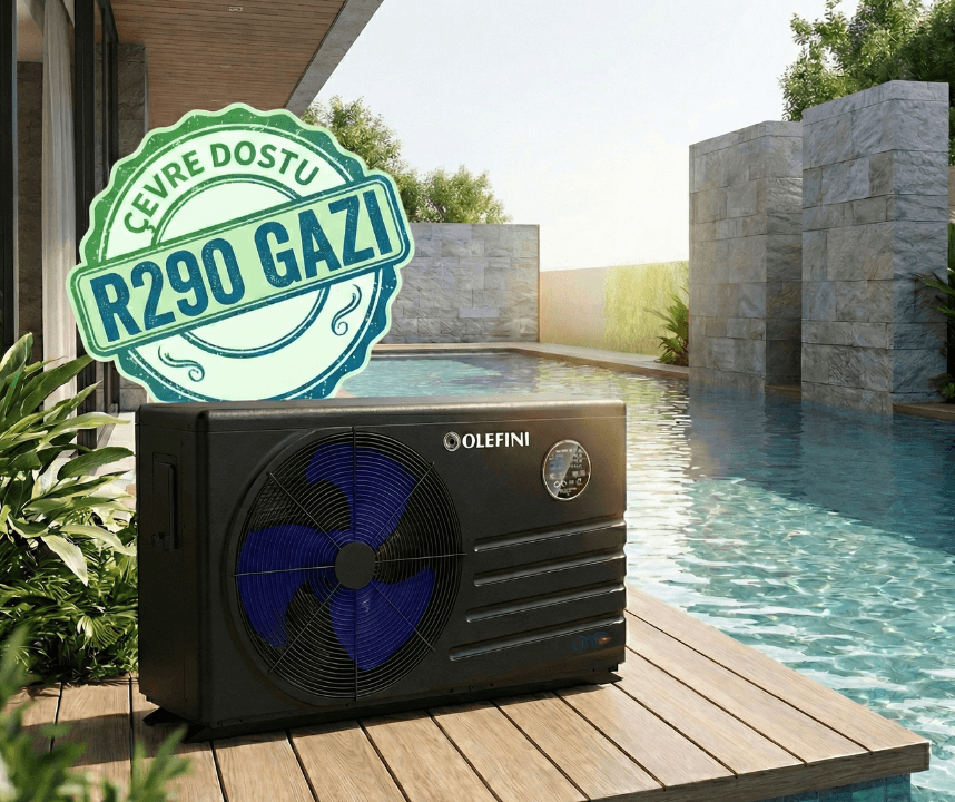 Olefini OLE-24-HPP-M Havuz Tipi Isı Pompası 24 Kw R290 Gazlı Monofaze