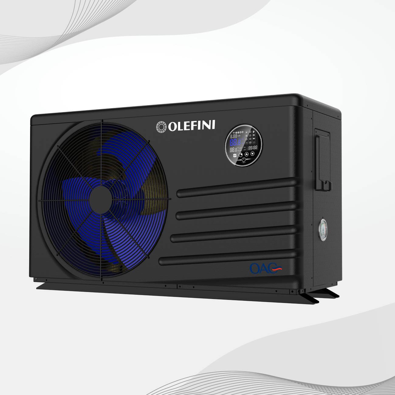 Olefini OLE-24-HPP-M Havuz Tipi Isı Pompası 24 Kw R290 Gazlı Monofaze ikinci görsel