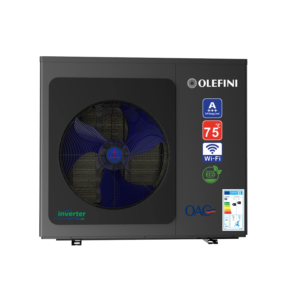Olefini OLE-08-HPM1-M Monoblok Isı Pompası 8 Kw R290 Gazlı Monofaze