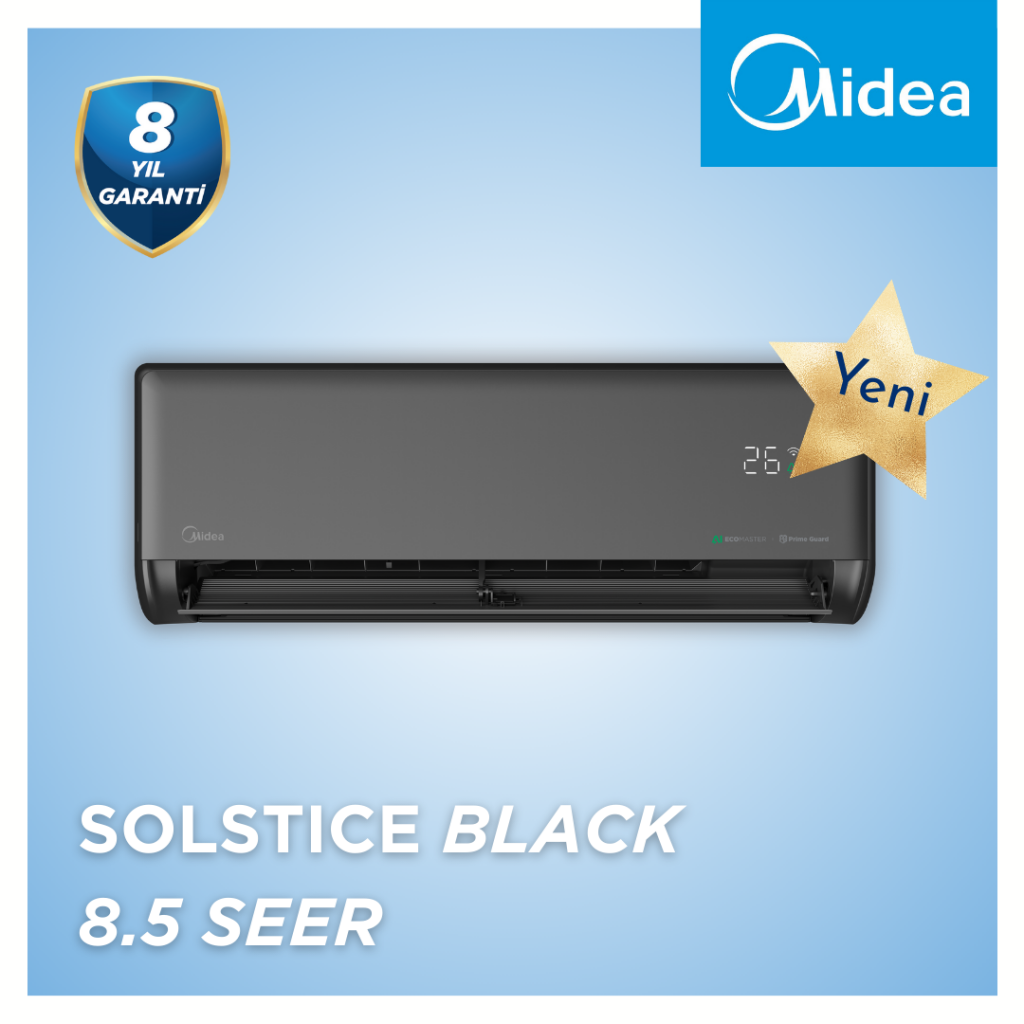 Midea Solstice BLACK 21000 BTU Duvar Tipi Klima